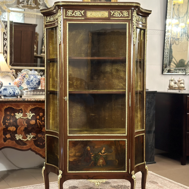 Vitrine Napoleão III  Francesa Estilo Luís XV