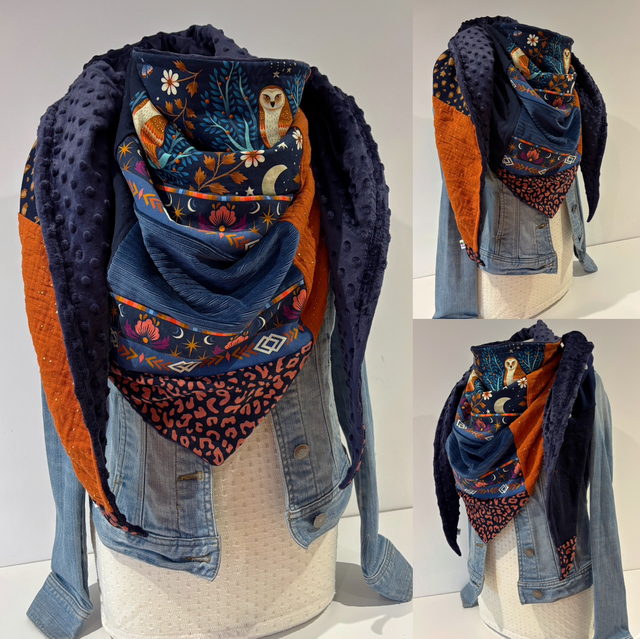 Maxi Chèche Double Patchwork 359