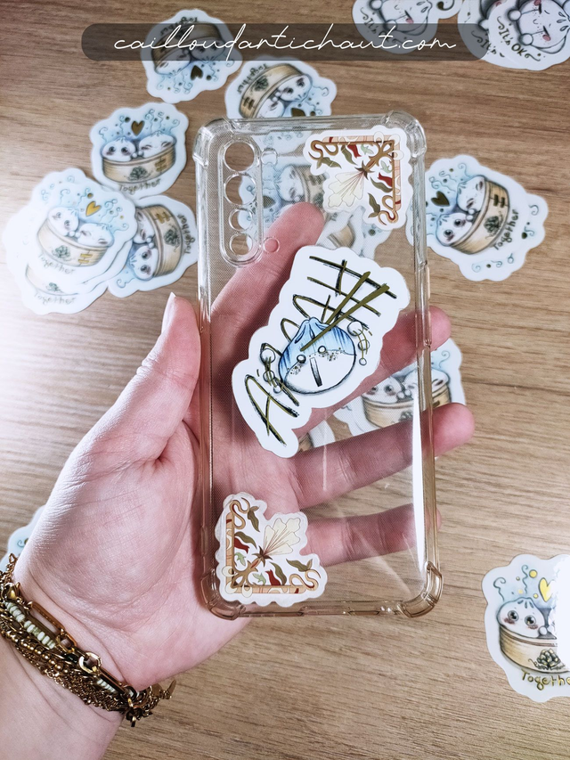 Sticker bao doré 4 variantes