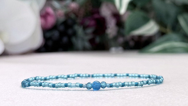 Bracelet | Apatite Bleue - Trio 2