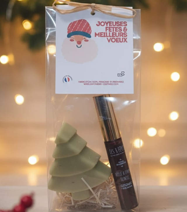 COFFRET DUO SAVON &amp; HUILE À LÈVRES NÖEL 