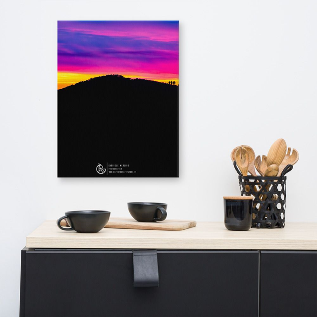 Canvas sunset serenity