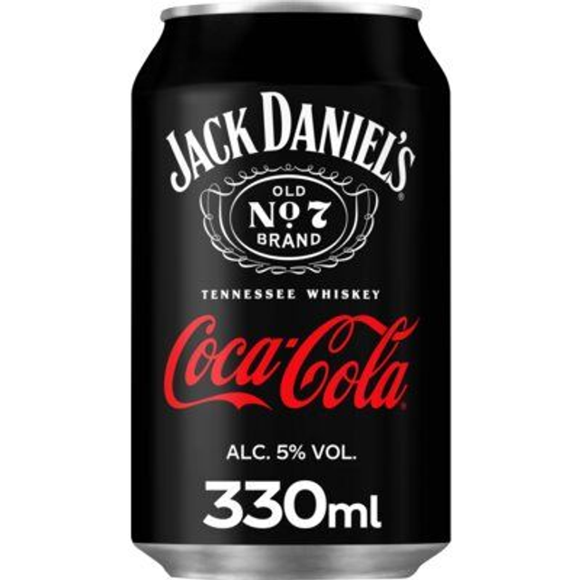 Jack Daniels Whiskey Cola Sixpack