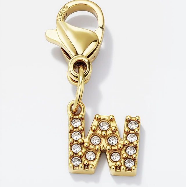 W - Charm lettre 