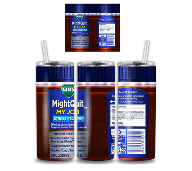 Might quit my job funny tumbler