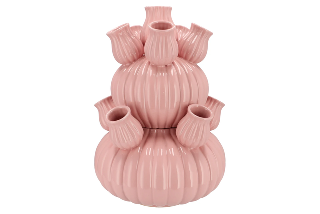 Amsterdam light pink tulip vase bubbles 