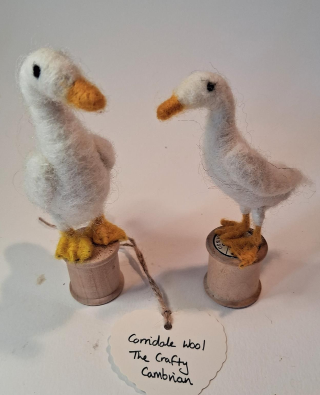 Needle Felt Indian Runner Ducks
