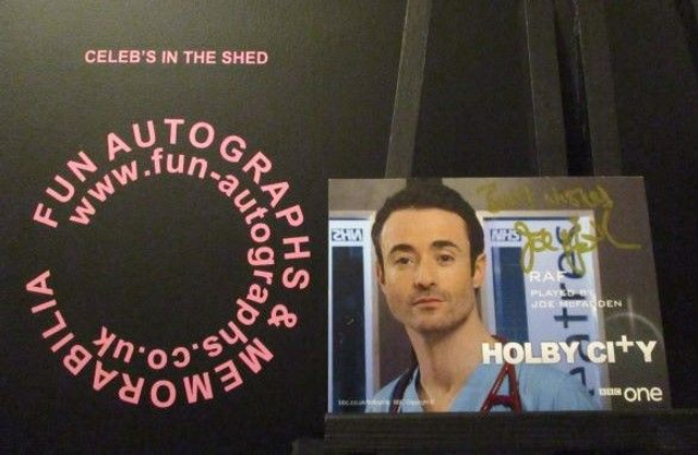 Joe McFadden (Raf) Authentic Autographed Holby City 6x4 Cast Card