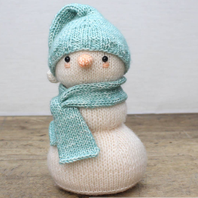 Strickset Schneemann