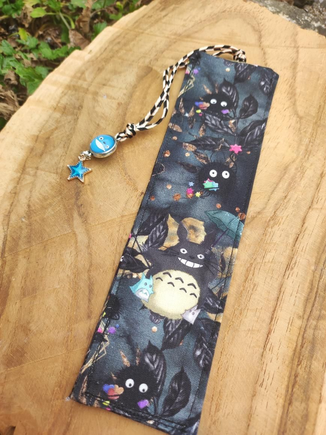 Marque page en tissu Totoro 