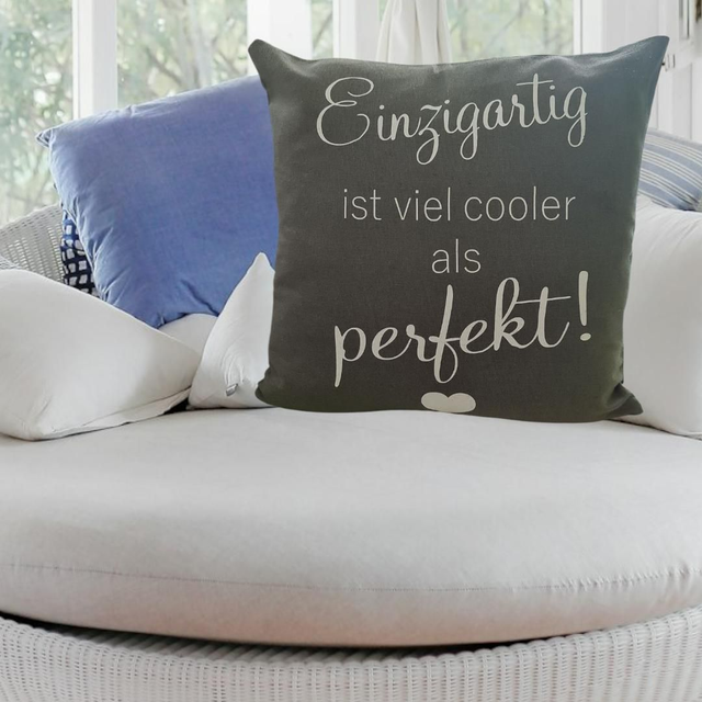 Kissenbezug- Einzigartig