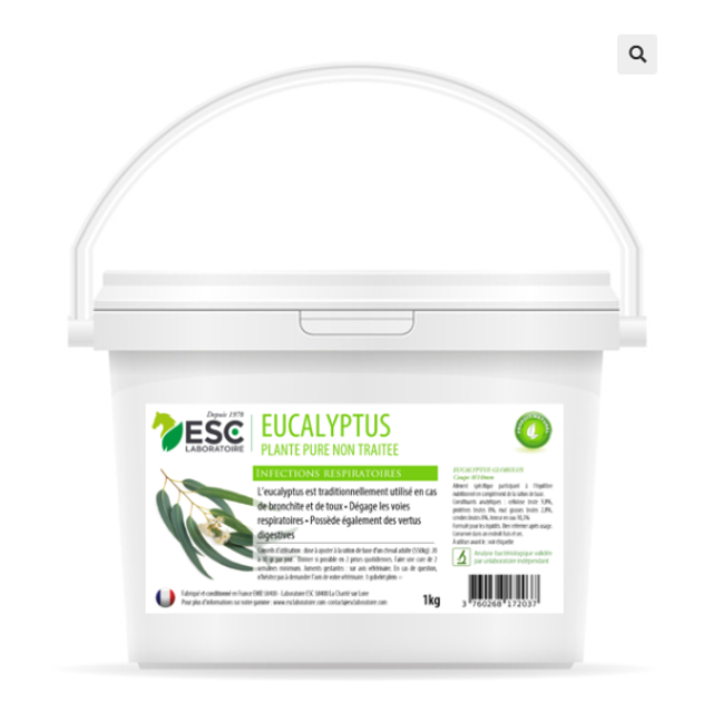 EUCALYPTUS – Respiration cheval – Plante pure