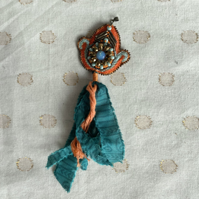 Pendentif bohème lotus