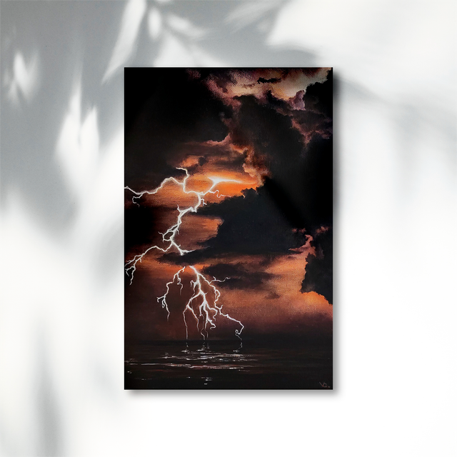 Stricken | Acrylic painting 20x30cm