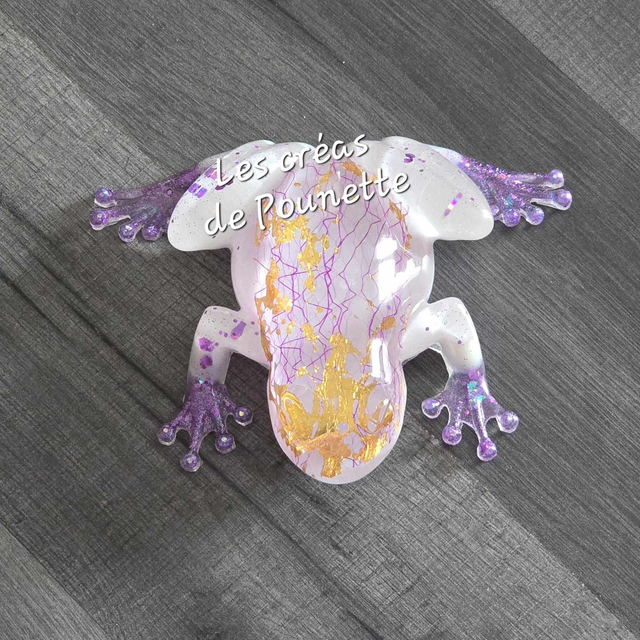 Grenouille décorative en résine
