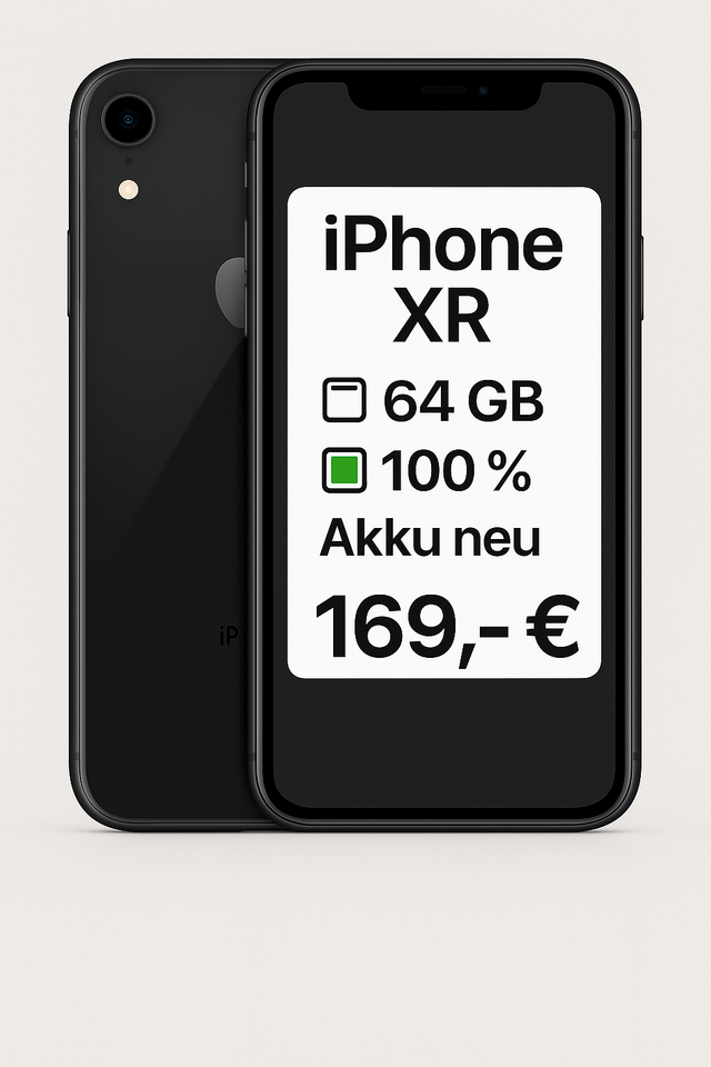 iPhone XR – Black – 64 GB