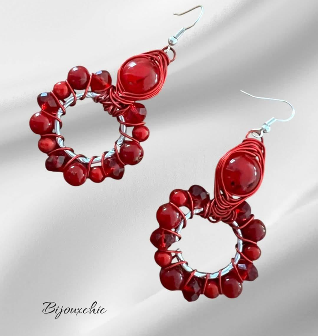 Boucles d&#039;oreilles Flamboyance 