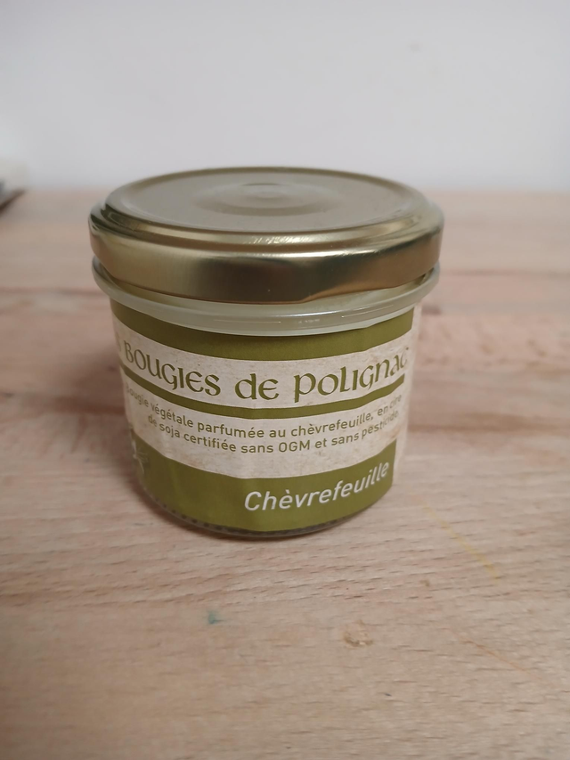 Bougie cire de soja chèvrefeuille 