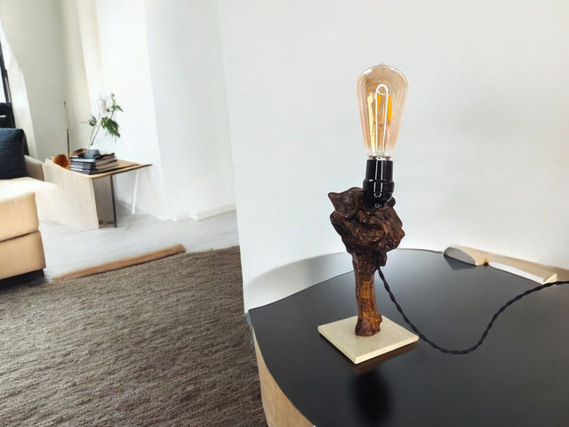 Lampe bois