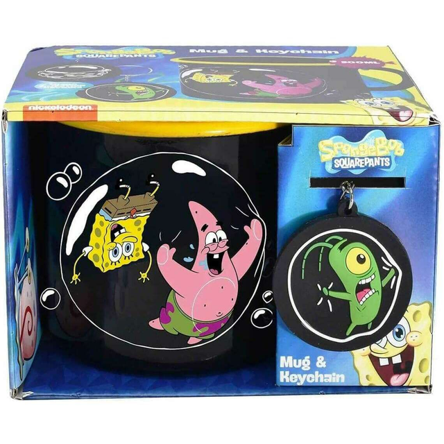 SpongeBob SquarePants Mug &amp; Keyring Set