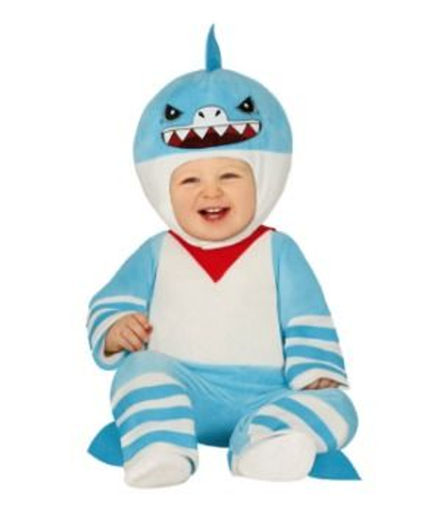CARNEVALE , COSTUME BABY SHARK  12 24 MESI