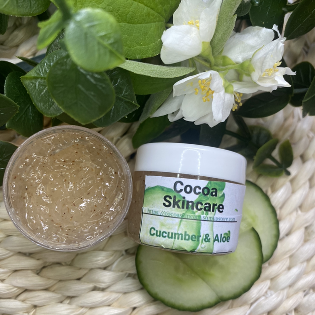 Cucumber &amp; Aloe Face Scrub