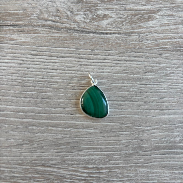 Dames hanger Malachiet - 925 zilver (9.022)