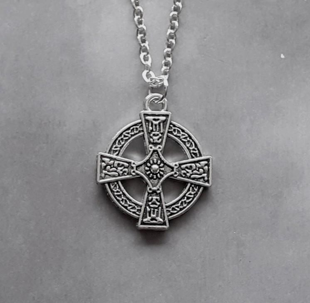 Cross in Circle Necklace 