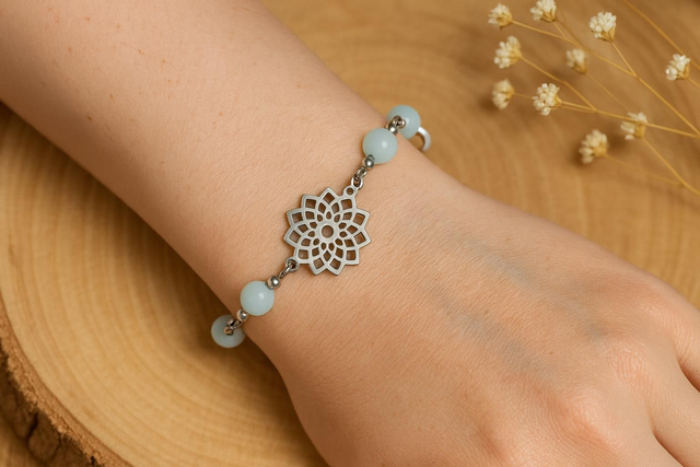 Bracelet Aigue-marine - Apaisement & Douceur