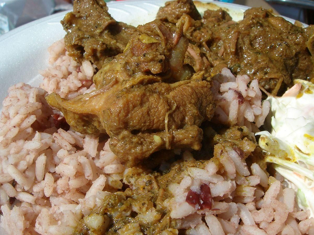 Curry Goat + Rice