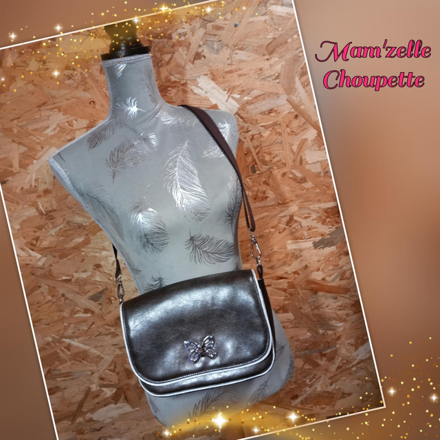 Sac besace papillon