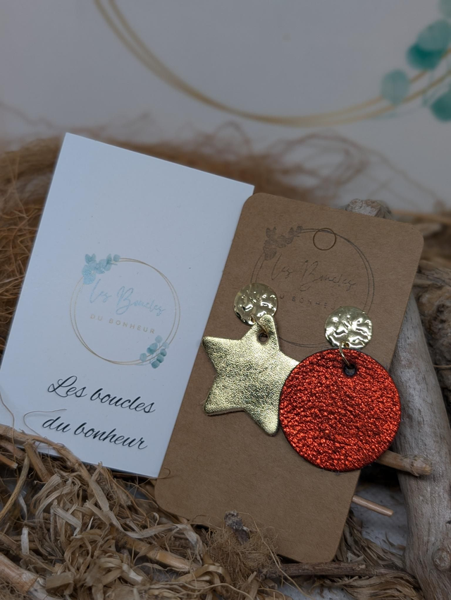 Boucles d&#039;oreilles Asymétrique ag003