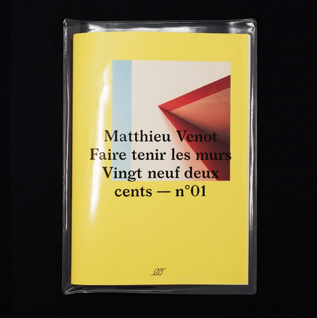 Matthieu Venot — Faire tenir les murs
