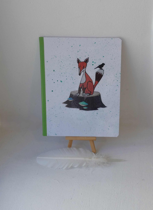 Le carnet quadrillé aux renards