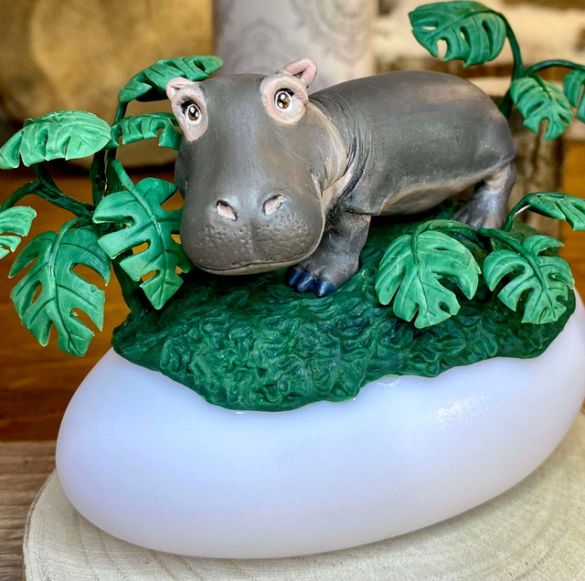 Veilleuse galet LED+ prénom