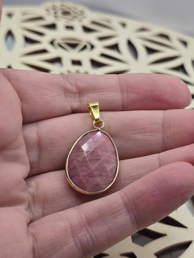 Pendentif Rhodonite