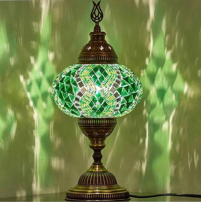 Large Mosaic Table Lamp