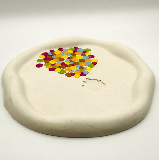 Plateau en jesmonite - inspiration Là-Haut