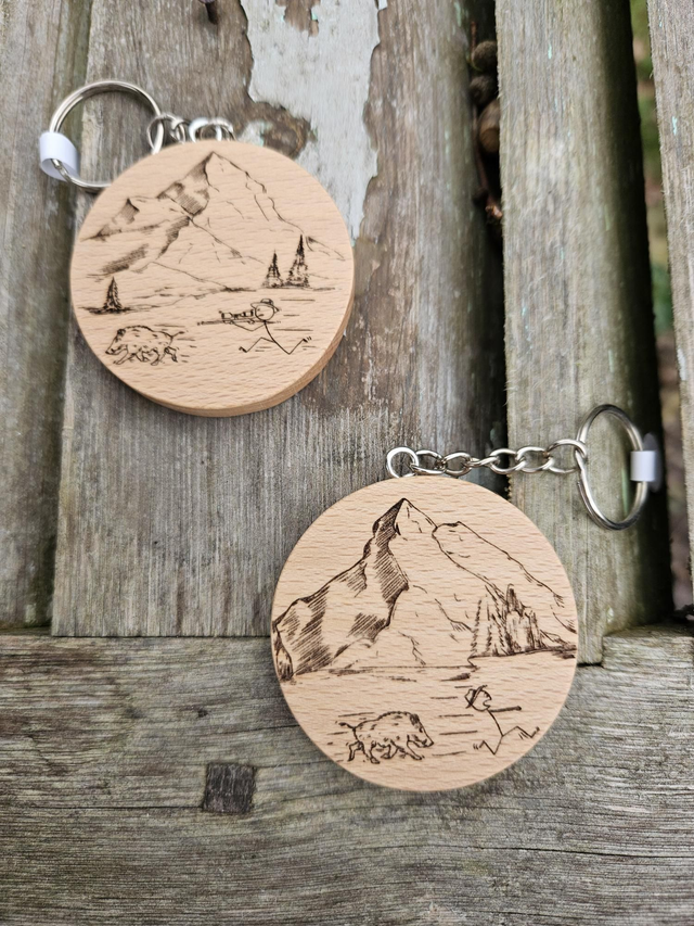 Porte-clés chasseur