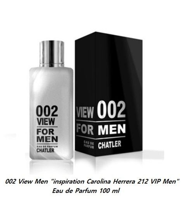 002 View Men "inspiration Carolina Herrera 212 VIP Men" Eau de Parfum 100 ml