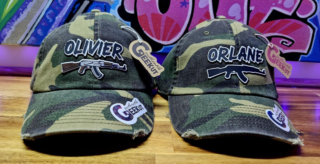 #01 CASQUETTE CUSTOM 3D  CALL OF DUTY 