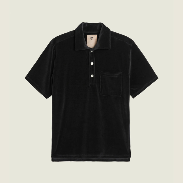 OAS Nearly Black Velour Shirt