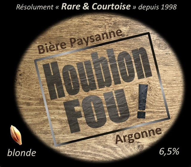 Bière  "Houblon Fou !"