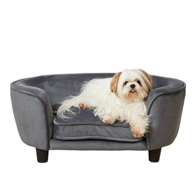 Hundesofa Enchanted Home „Coco“, 67,5 x 40,5 x 30,5 cm, dunkelgrau - Gratis-Versand