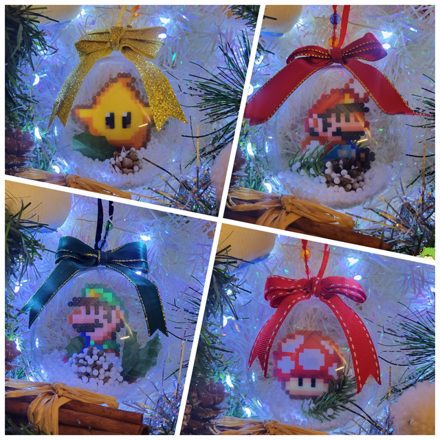 Boules de Noël du plombier moustachu