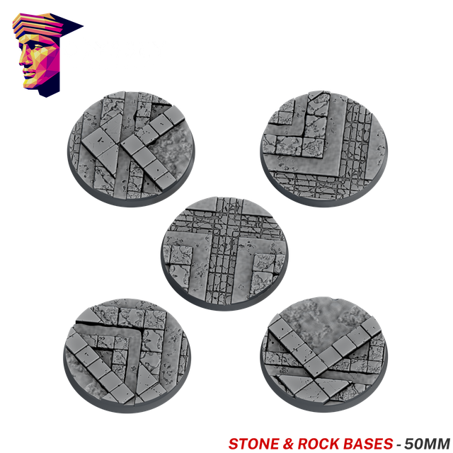 Stone &amp; Rock Scenic Bases – 50mm