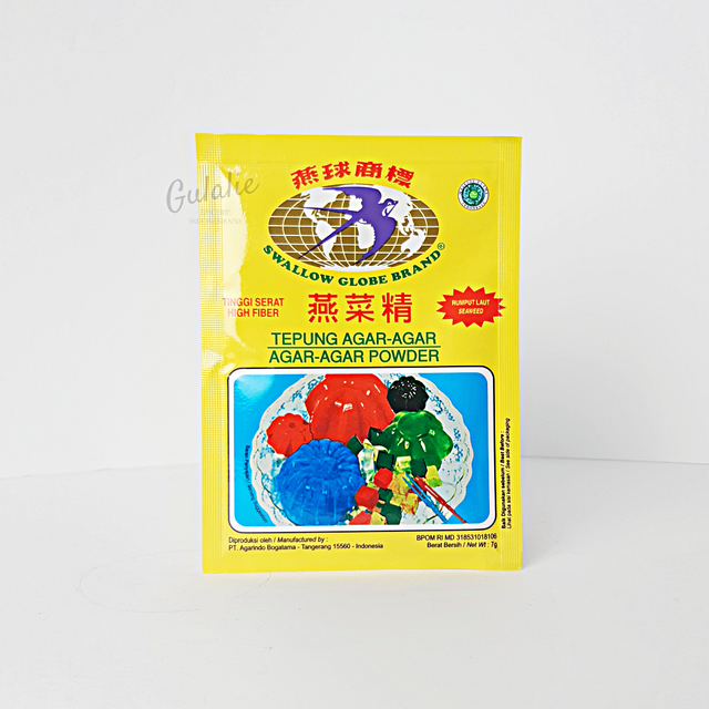 SWALLOW Tepung Agar Agar  - Poudre d'Agar Agar