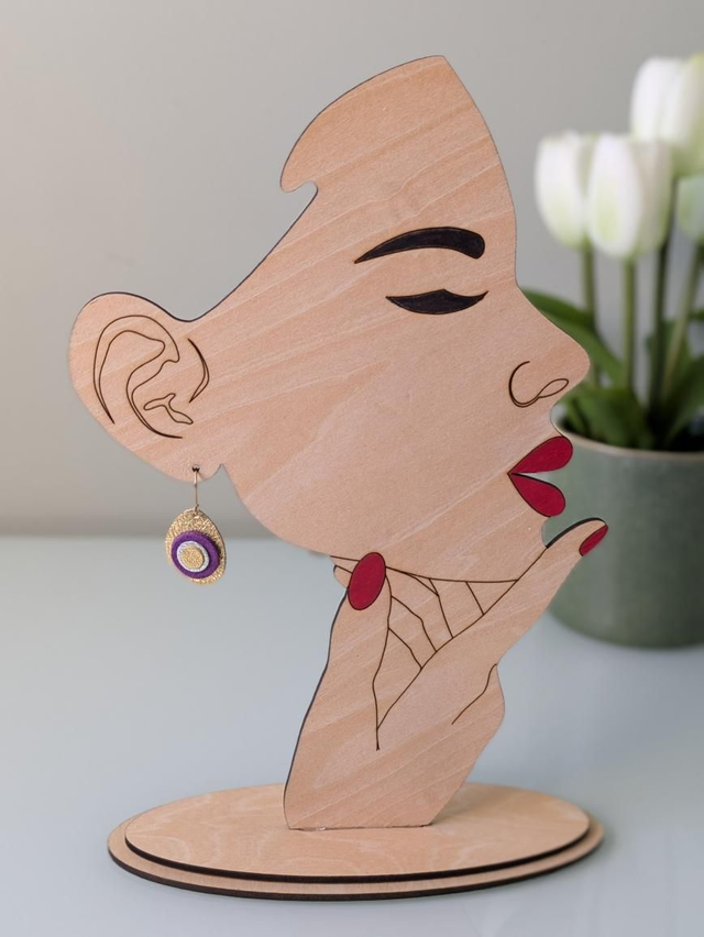 Gold Pebble Drop Earrings