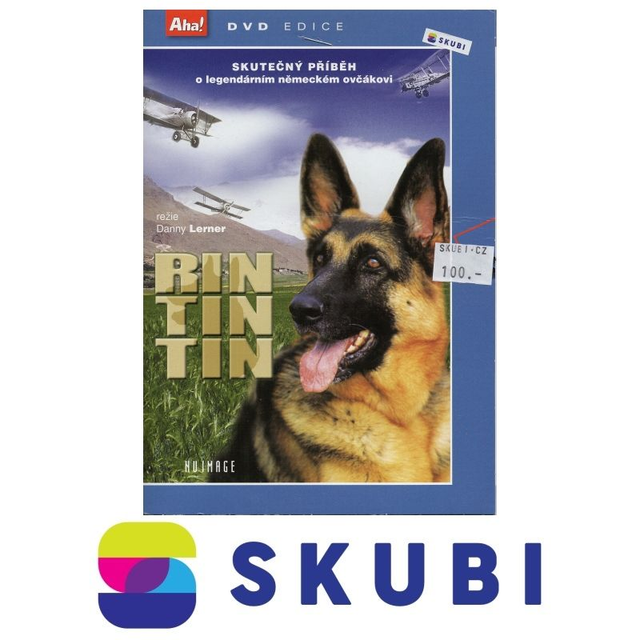 DVD Rin Tin Tin - skutečný příběh o legendárním německém ovčákovi - CZ, EN
