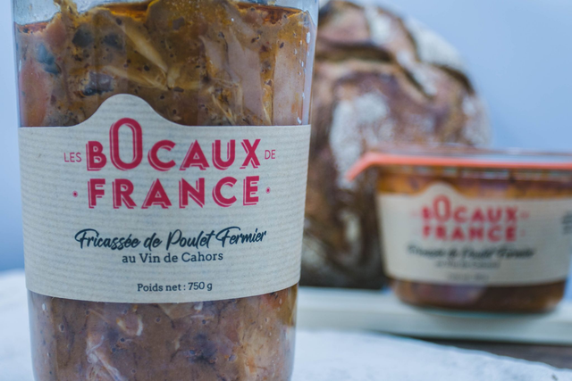 🍗 Fricassée de Poulet Fermier au Vin de Cahors AOC